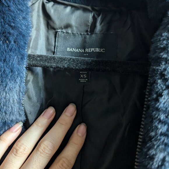 Faux Fur Banana Republic Jacket - Picture 6 of 6